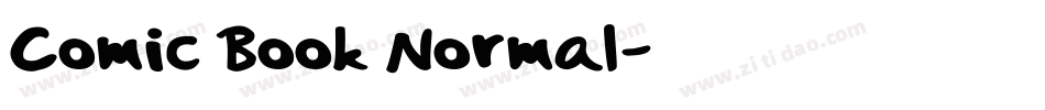 Comic Book Normal字体转换